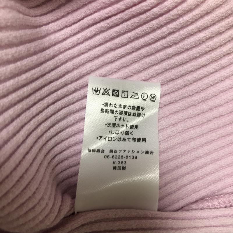ドナマリー DONA MARIE カットソー 長袖 36 無地 桃 / ピンク /  レディース USED 古着 中古 10006702