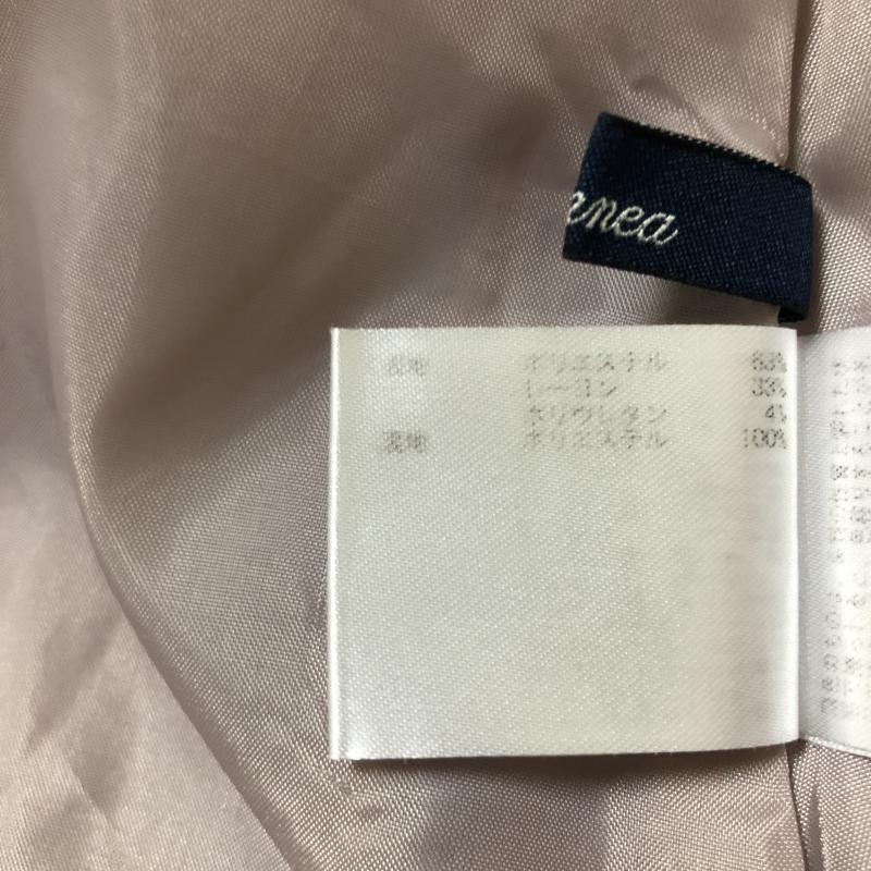 エンネア Ennea スカート ひざ丈スカート 38 無地 桃 / ピンク /  レディース USED 古着 中古 10006706