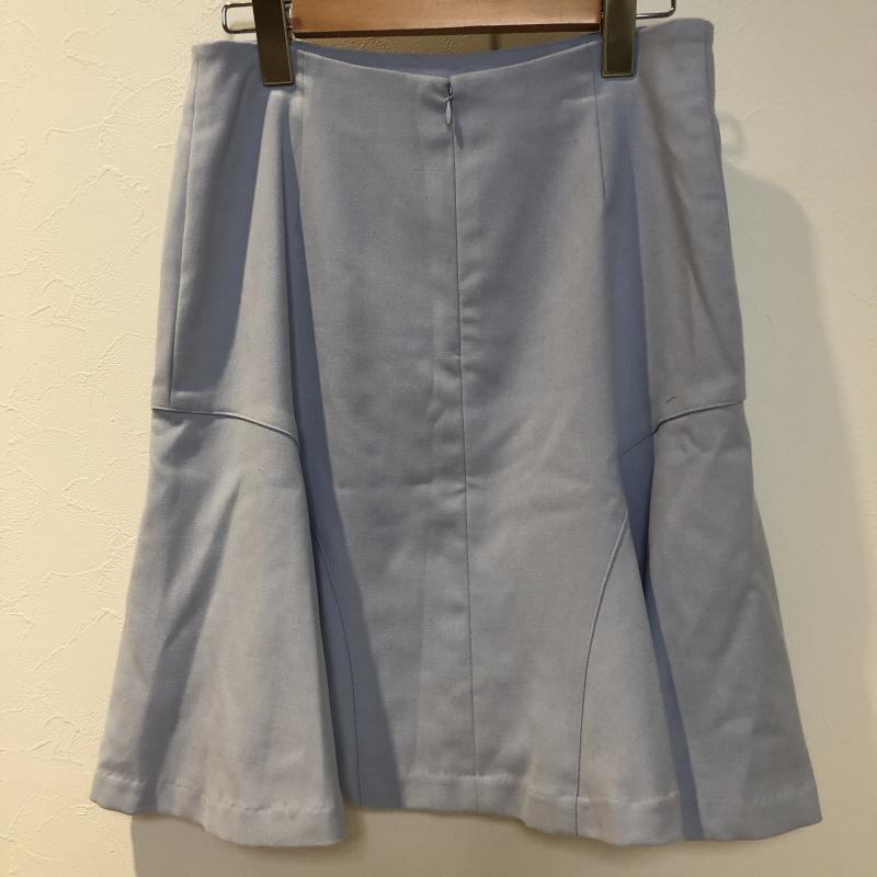 エンネア Ennea スカート ひざ丈スカート 40 無地 青 / ブルー /  レディース USED 古着 中古 10006847