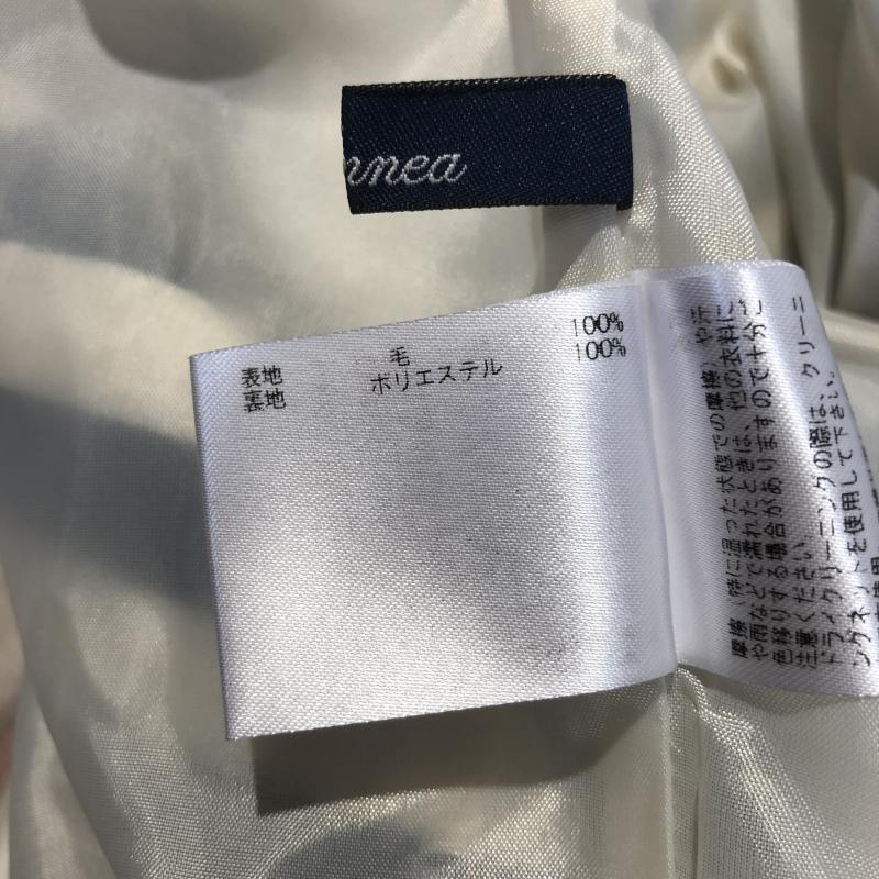 エンネア Ennea スカート ひざ丈スカート 36 ボーダー柄 黒 / ブラック / X 白 / ホワイト /  レディース USED 古着 中古 10006848