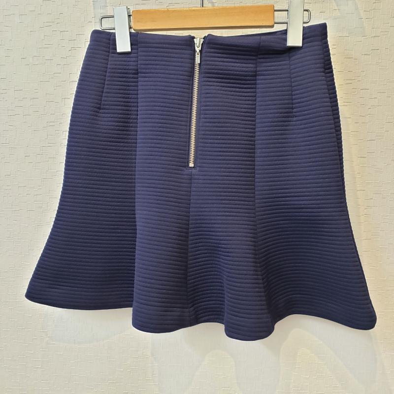 アンルート EN ROUTE スカート ミニスカート 2 無地 紺 / ネイビー /  レディース USED 古着 中古 10006920