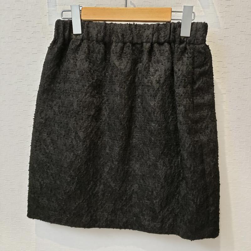 ソーノ Sono スカート ひざ丈スカート 1 無地 黒 / ブラック /  レディース USED 古着 中古 10006936