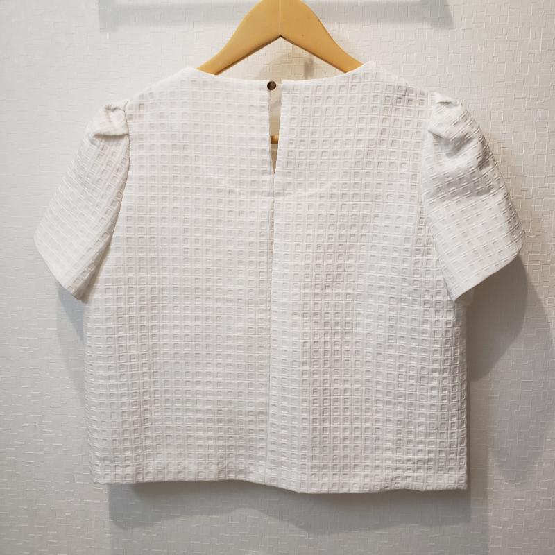 ヨーロ YOLO カットソー 半袖 38 無地 白 / ホワイト /  レディース USED 古着 中古 10006937