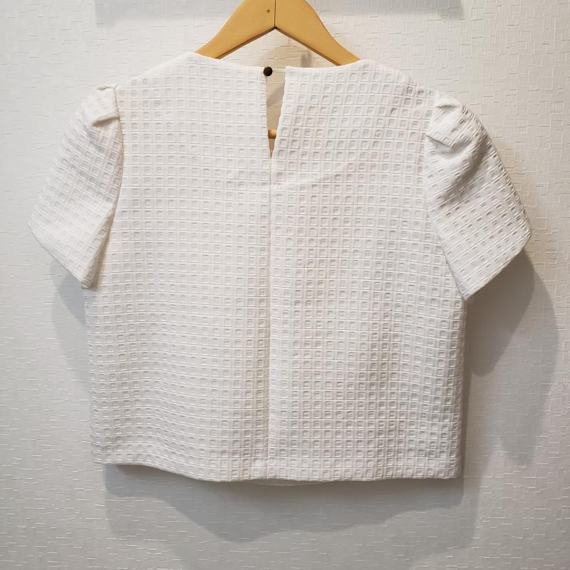 ヨーロ YOLO カットソー 半袖 36 無地 白 / ホワイト /  レディース USED 古着 中古 10006954