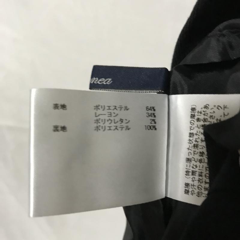 エンネア Ennea スカート ひざ丈スカート 40 無地 黒 / ブラック /  レディース USED 古着 中古 10007079
