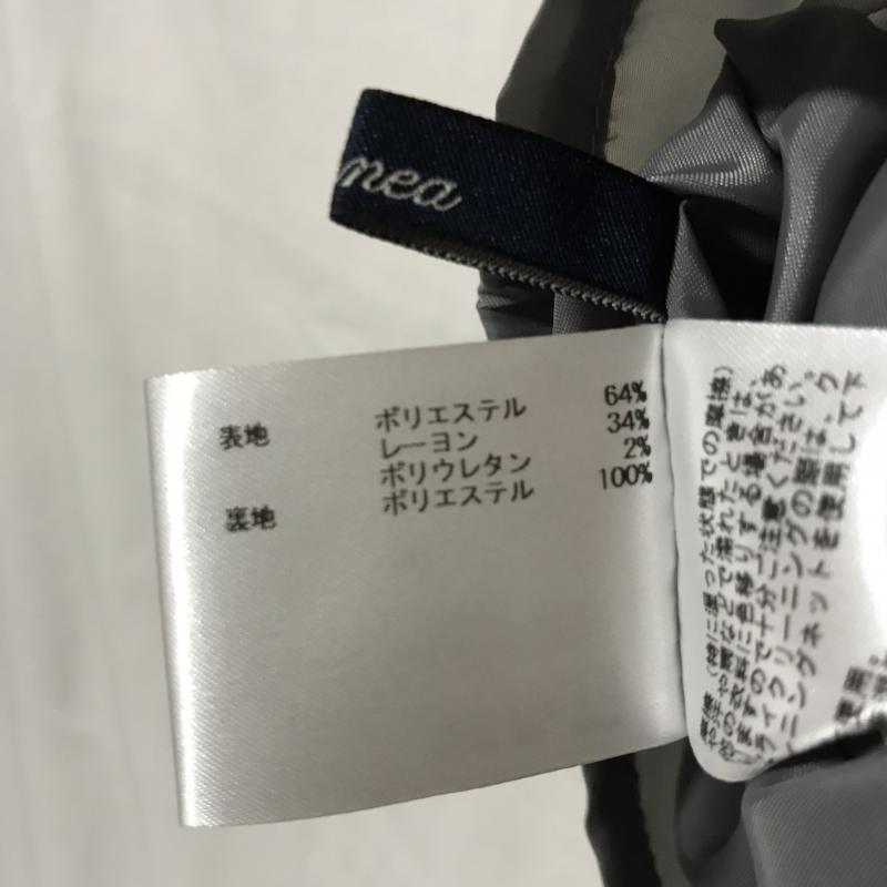 エンネア Ennea スカート ひざ丈スカート 40 無地 灰 / グレー /  レディース USED 古着 中古 10007080