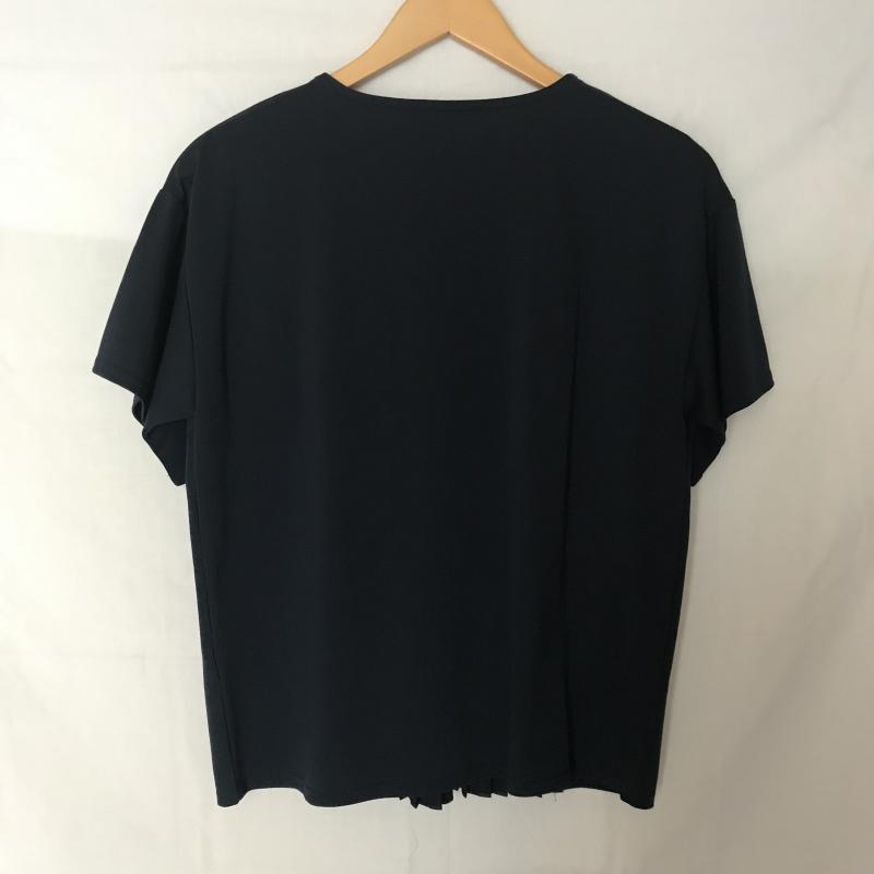 ヨーロ YOLO カットソー 半袖 38 無地 紺 / ネイビー /  レディース USED 古着 中古 10007092