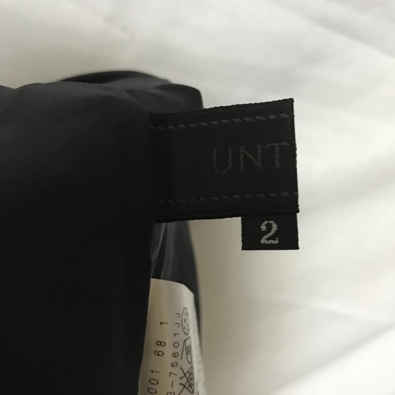 アンタイトル UNTITLED スカート ひざ丈スカート 2 無地 黒 / ブラック / X 茶 / ブラウン /  レディース USED 古着 中古 10007111