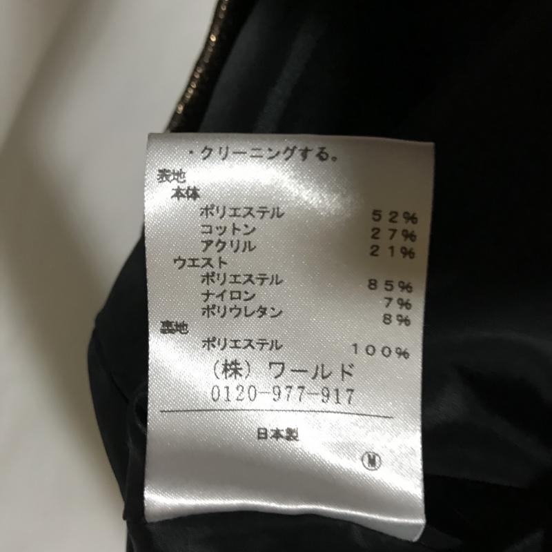 アンタイトル UNTITLED スカート ひざ丈スカート 2 無地 黒 / ブラック / X 茶 / ブラウン /  レディース USED 古着 中古 10007111