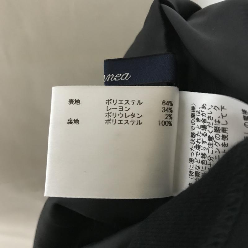エンネア Ennea スカート ひざ丈スカート 40 無地 黒 / ブラック /  レディース USED 古着 中古 10007114