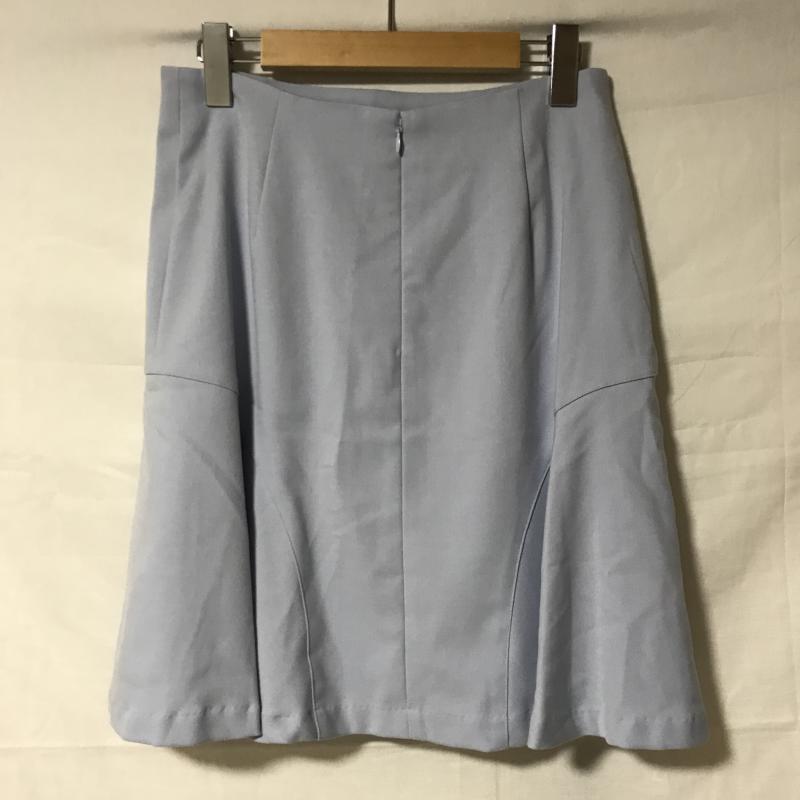 エンネア Ennea スカート ひざ丈スカート 40 無地 青 / ブルー /  レディース USED 古着 中古 10007115