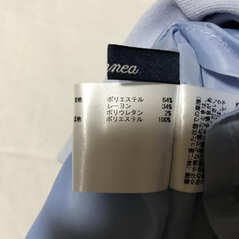 エンネア Ennea スカート ひざ丈スカート 40 無地 青 / ブルー /  レディース USED 古着 中古 10007115