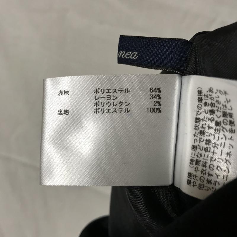 エンネア Ennea スカート ひざ丈スカート 40 無地 黒 / ブラック /  レディース USED 古着 中古 10007123