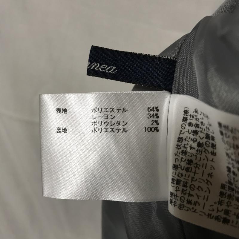 エンネア Ennea スカート ひざ丈スカート 40 無地 灰 / グレー /  レディース USED 古着 中古 10007126