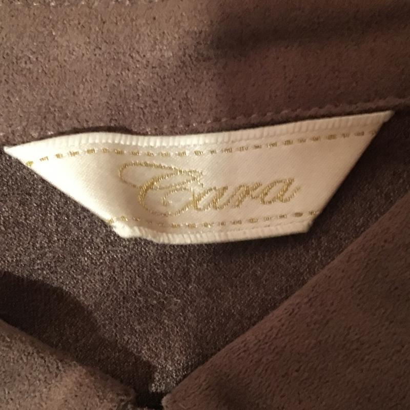 カーラ Cara シャツ、ブラウス 長袖 S 無地 茶 / ブラウン /  レディース USED 古着 中古 10007304