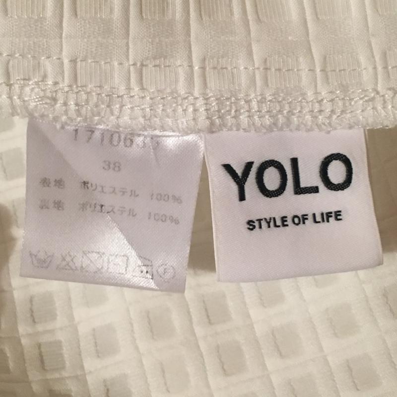 ヨーロ YOLO カットソー 半袖 38 無地 白 / ホワイト /  レディース USED 古着 中古 10007309