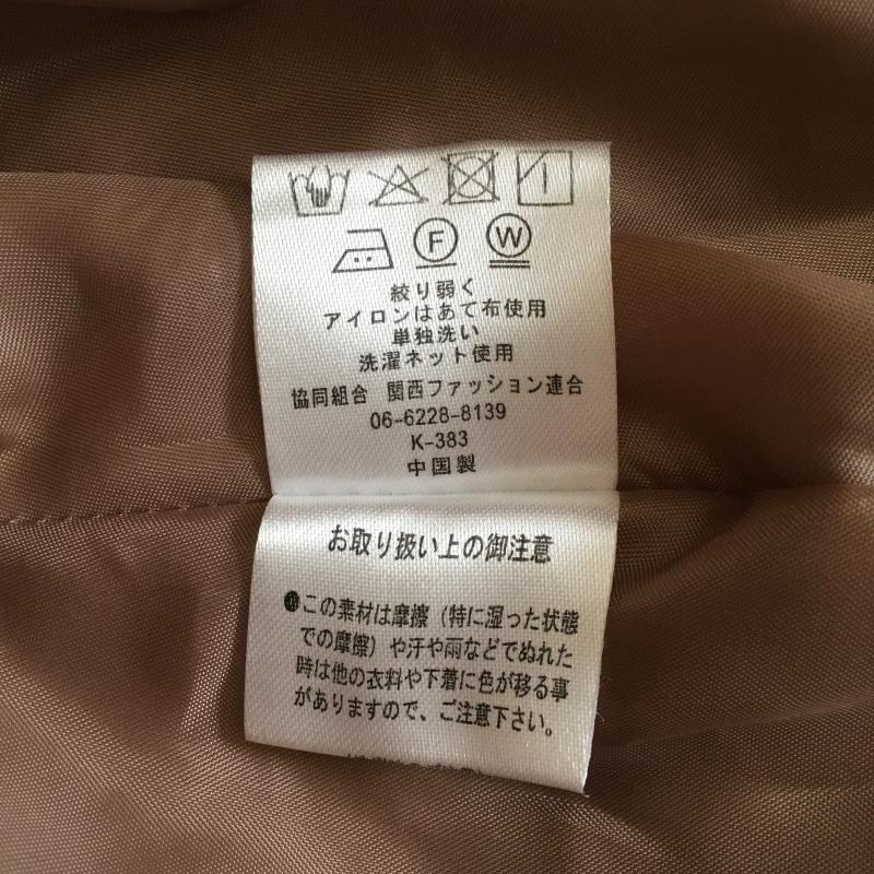 ドナマリー DONA MARIE ワンピース ひざ丈スカート 38 無地 ベージュ / ベージュ /  レディース USED 古着 中古 10007361
