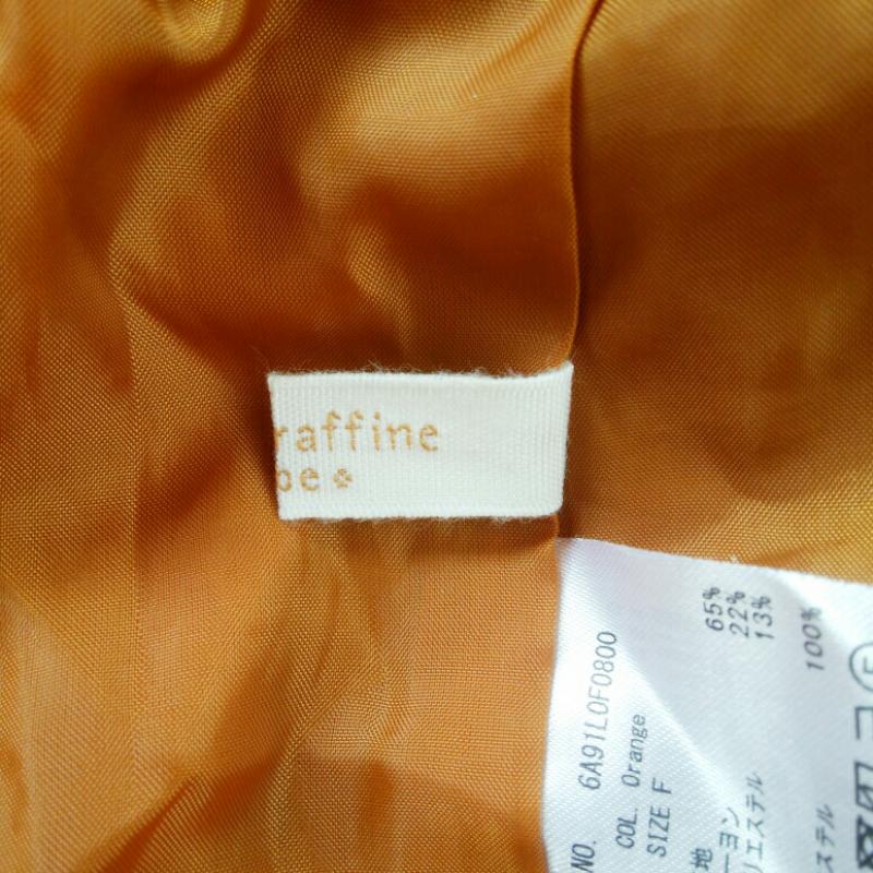 ショコラ フィネ ローブ chocol raffine robe ボトムス ボトムス ガウチョパンツ FREE 無地 橙 / オレンジ /  レディース USED 古着 中古 10007413