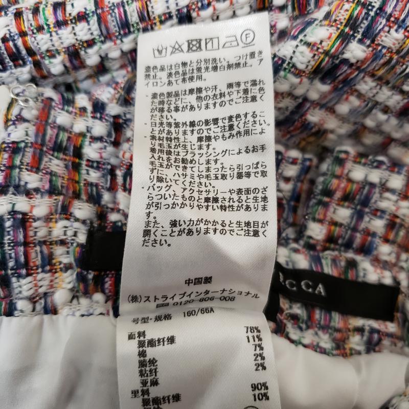 イェッカ ヴェッカ YECCA VECCA スカート ひざ丈スカート M チェック マルチカラー / マルチカラー /  レディース USED 古着 中古 10007478