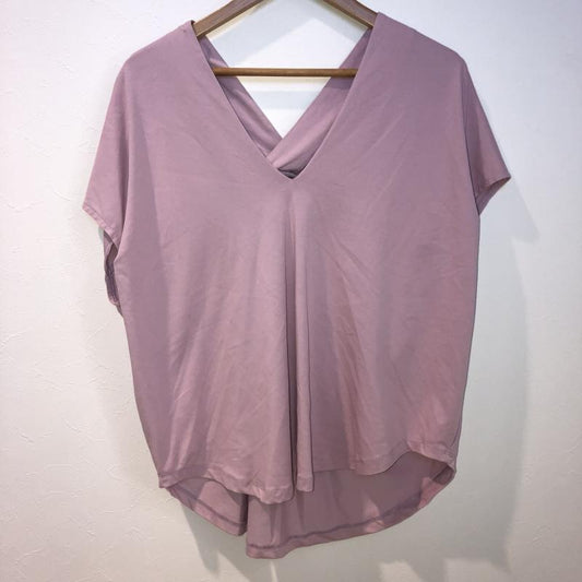 ロージー ROSIEE シャツ、ブラウス 半袖 38 無地 桃 / ピンク /  レディース USED 古着 中古 10007502