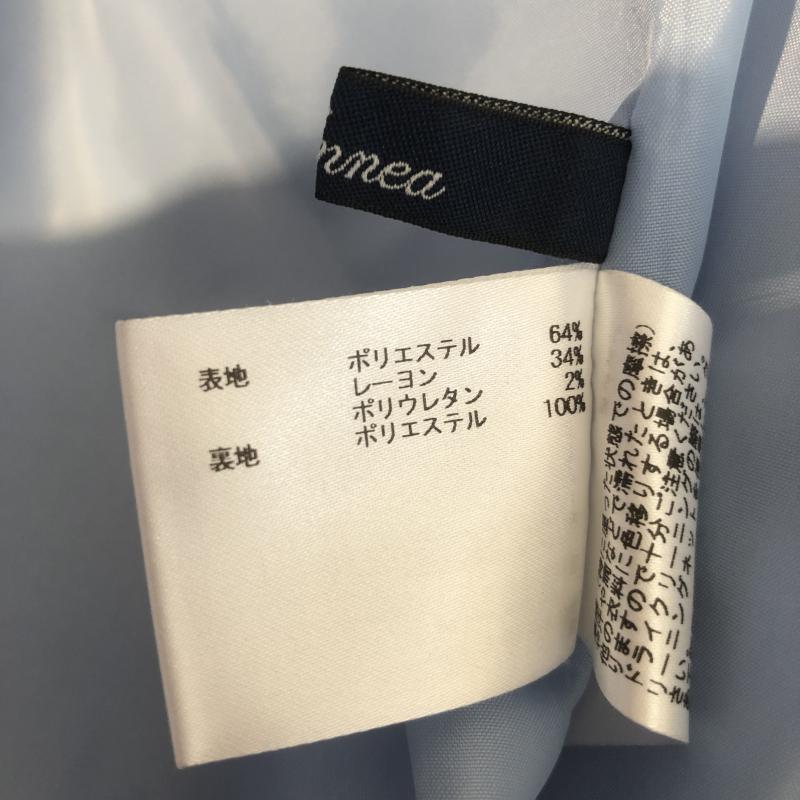 エンネア Ennea スカート ひざ丈スカート 36 無地 青 / ブルー /  レディース USED 古着 中古 10007533