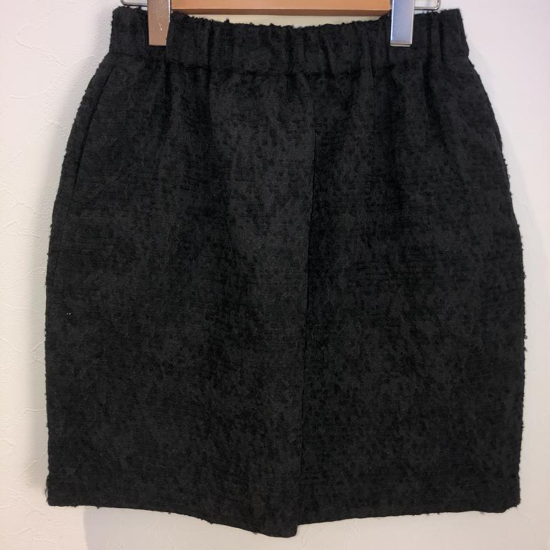 ソーノ Sono スカート ひざ丈スカート 1 無地 黒 / ブラック /  レディース USED 古着 中古 10007538