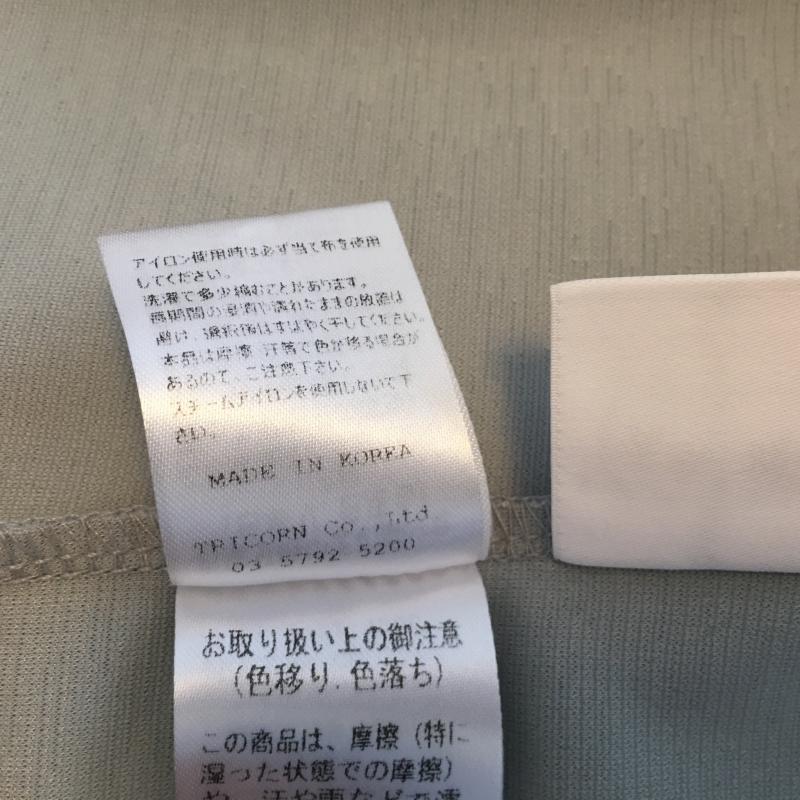 ヨーロ YOLO カットソー 半袖 36 無地 緑 / グリーン / X 白 / ホワイト /  レディース USED 古着 中古 10007580