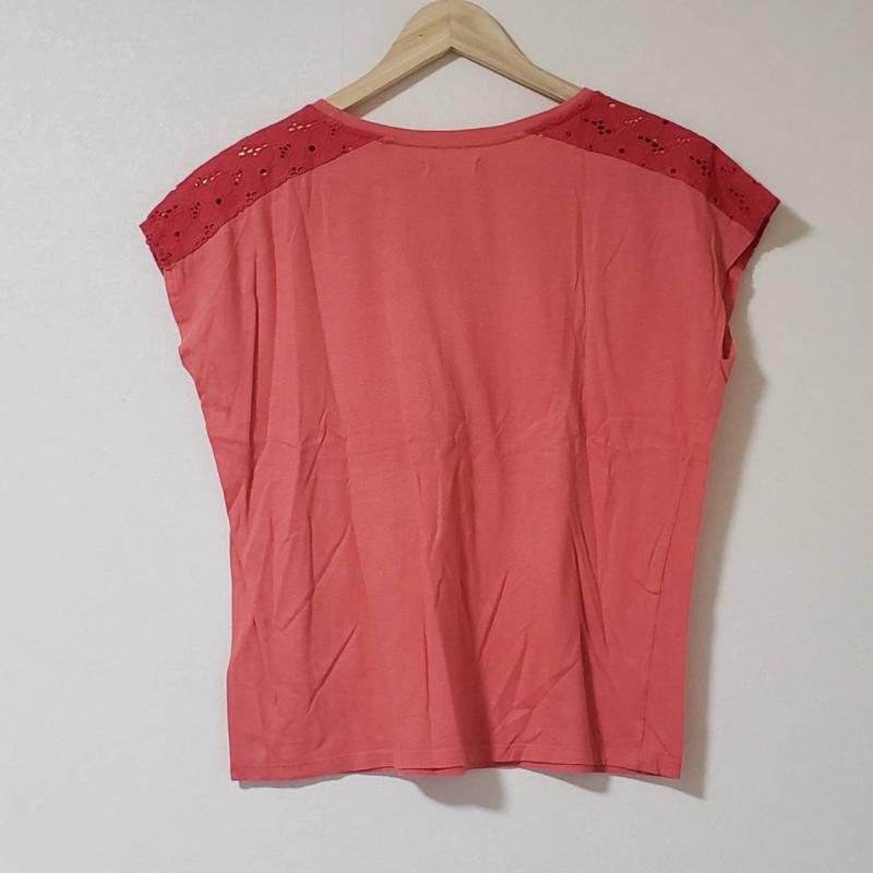 グリーンデイル ガーネット GREENDALE GARNET カットソー 半袖 L 無地 桃 / ピンク /  レディース USED 古着 中古 10007595