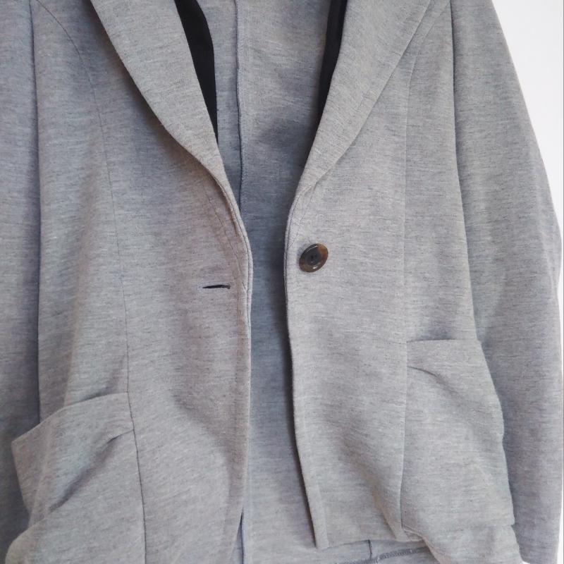 マニックス MANICS ジャケット、上着 ジャケット、ブレザー 2 無地 黒 / ブラック / X 灰 / グレー /  レディース USED 古着 中古 10007660