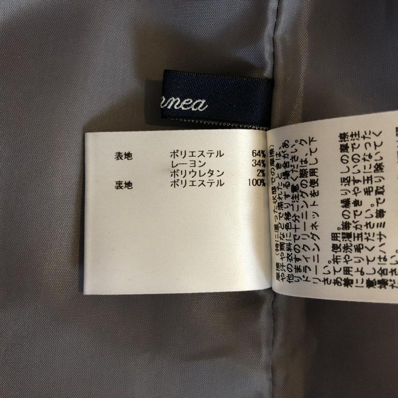 エンネア Ennea スカート ひざ丈スカート 38 無地 灰 / グレー /  レディース USED 古着 中古 10007698