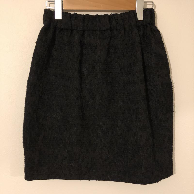 ソーノ Sono スカート ひざ丈スカート 1 無地 黒 / ブラック /  レディース USED 古着 中古 10007705