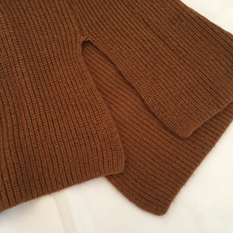 アンナケリー Anna Kerry ワンピース ひざ丈スカート 38 無地 茶 / ブラウン /  レディース USED 古着 中古 10007765