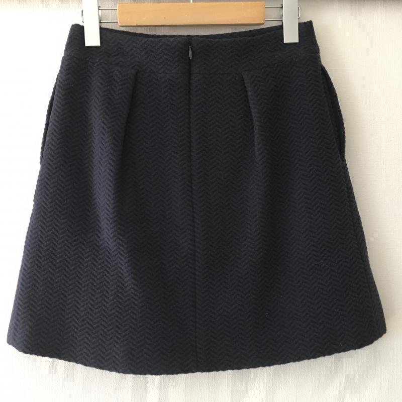 アメリカンラグシー AMERICAN RAG CIE スカート ミニスカート 0 無地 紺 / ネイビー /  レディース USED 古着 中古 10007788