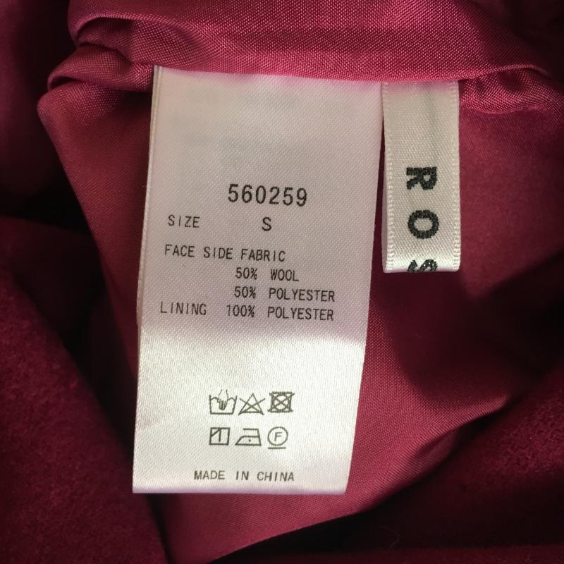 ロージー ROSIEE スカート ひざ丈スカート S 無地 桃 / ピンク /  レディース USED 古着 中古 10007825