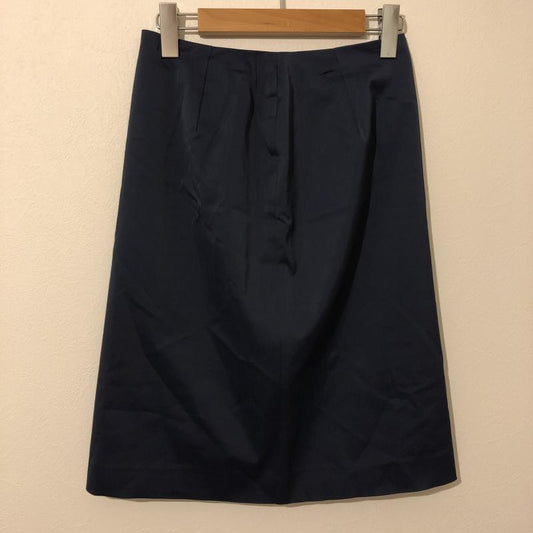 ベールベー147 BLV147 スカート ひざ丈スカート 無地 紺 / ネイビー /  レディース USED 古着 中古 10007992