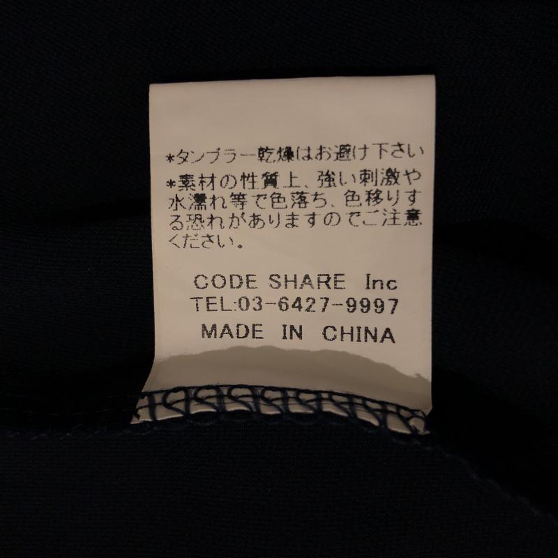 カラー Color シャツ、ブラウス 長袖 無地 紺 / ネイビー /  レディース USED 古着 中古 10008001