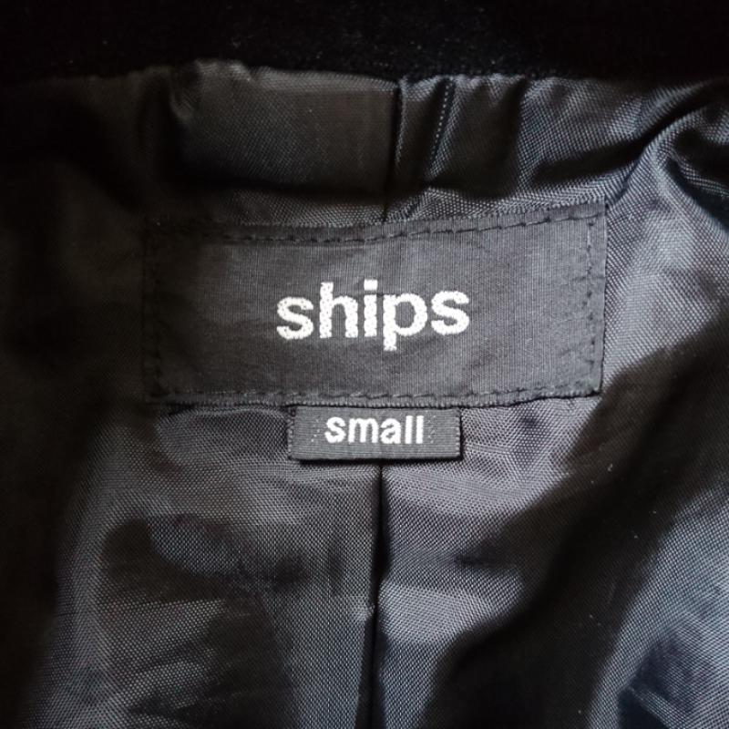 シップス SHIPS コート コート一般 S 無地 黒 / ブラック /  レディース USED 古着 中古 10008051