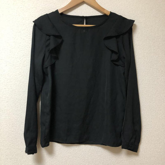 リシェグラマー Riche glamour カットソー 長袖 M 無地 黒 / ブラック /  レディース USED 古着 中古 10008128