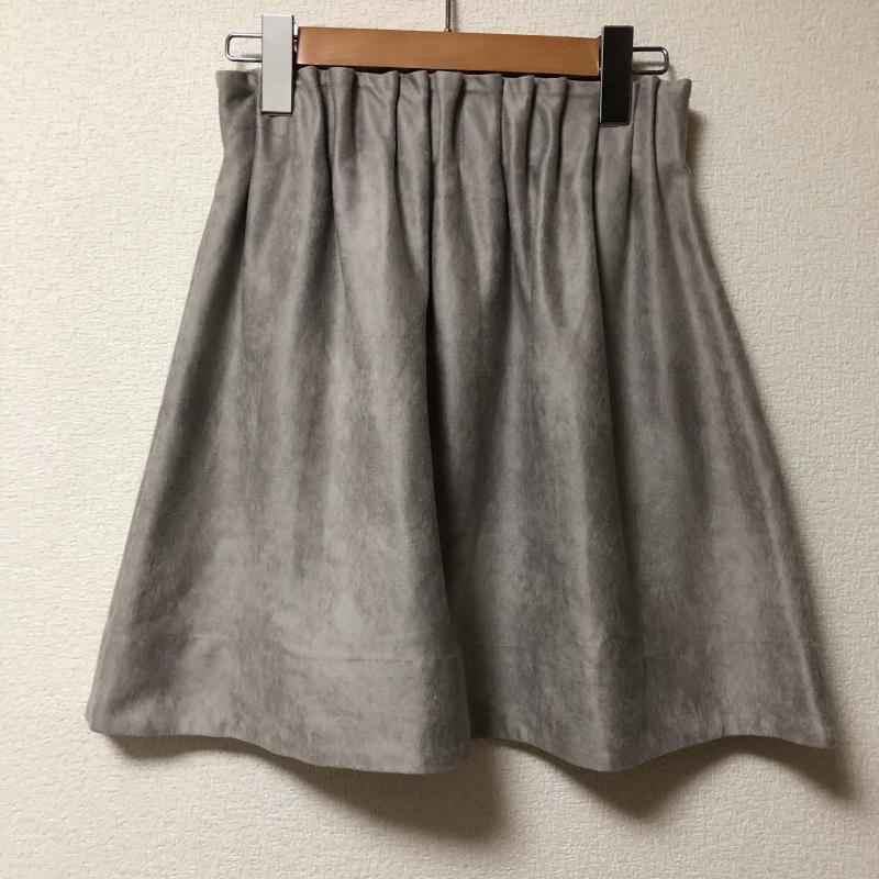 ランゲージ Language スカート ミニスカート 無地 灰 / グレー /  レディース USED 古着 中古 10008151