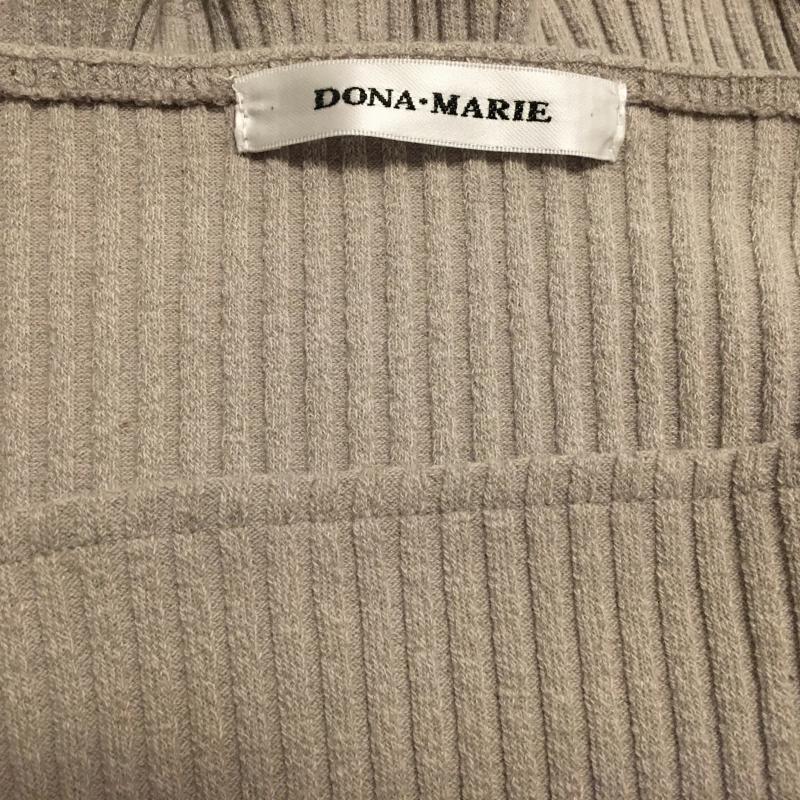 ドナマリー DONA MARIE カットソー 長袖 38 無地 灰 / グレー /  レディース USED 古着 中古 10008196