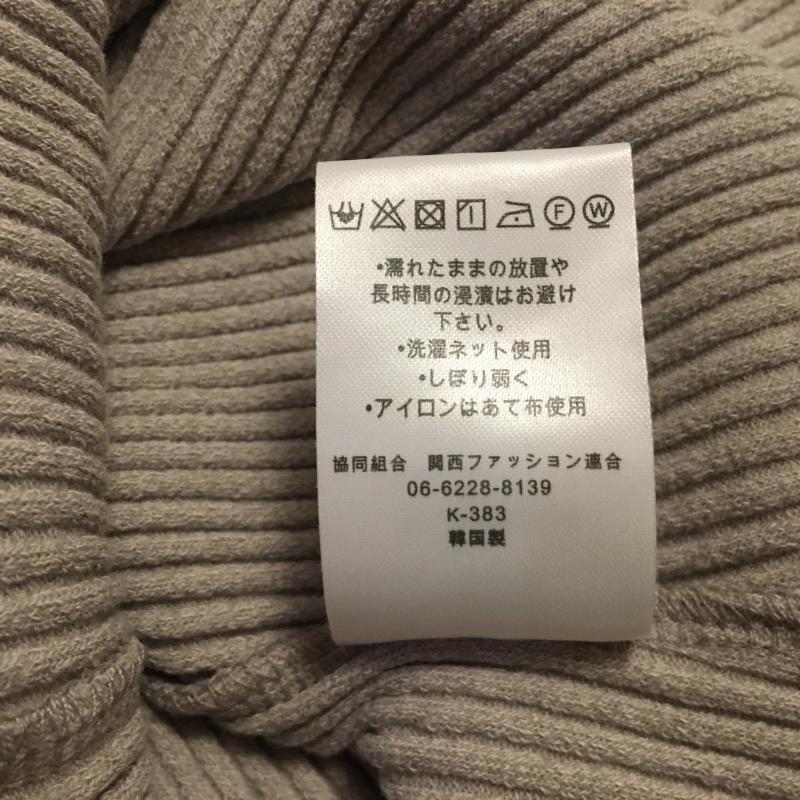 ドナマリー DONA MARIE カットソー 長袖 38 無地 灰 / グレー /  レディース USED 古着 中古 10008196