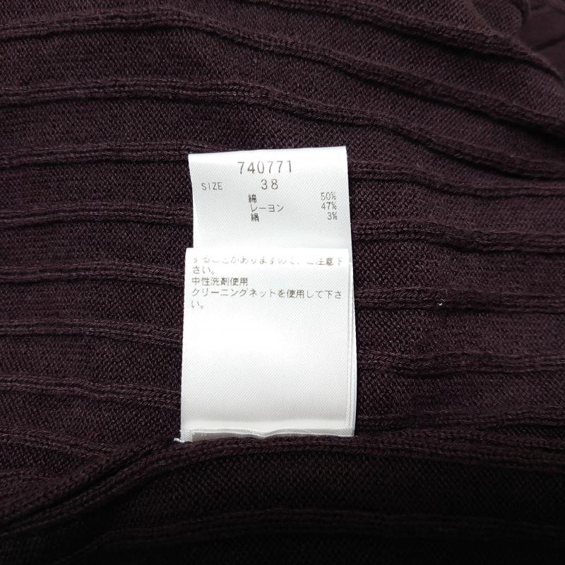スパイラルスパイス SPIRALSPICE カットソー 長袖 38 無地 黒 / ブラック / X 茶 / ブラウン /  レディース USED 古着 中古 10008214