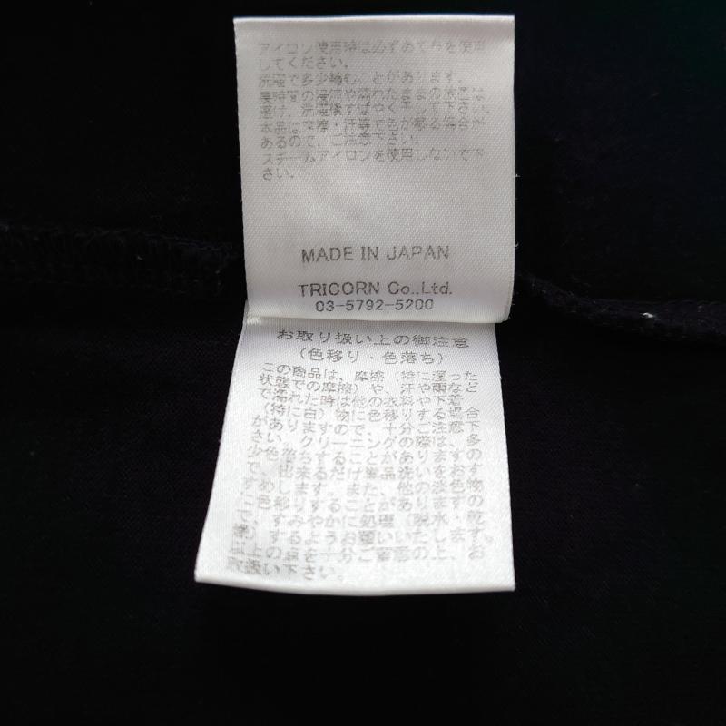 ヨーロ YOLO カットソー 半袖 40 無地 黒 / ブラック /  レディース USED 古着 中古 10008241
