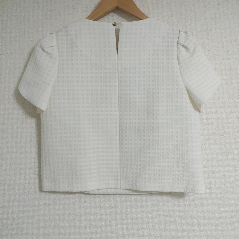 ヨーロ YOLO カットソー 半袖 36 無地 白 / ホワイト /  レディース USED 古着 中古 10008358