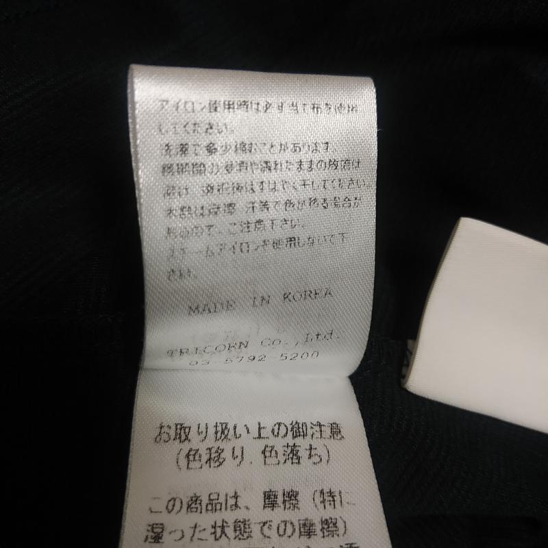 ヨーロ YOLO カットソー 半袖 36 無地 紺 / ネイビー /  レディース USED 古着 中古 10008364