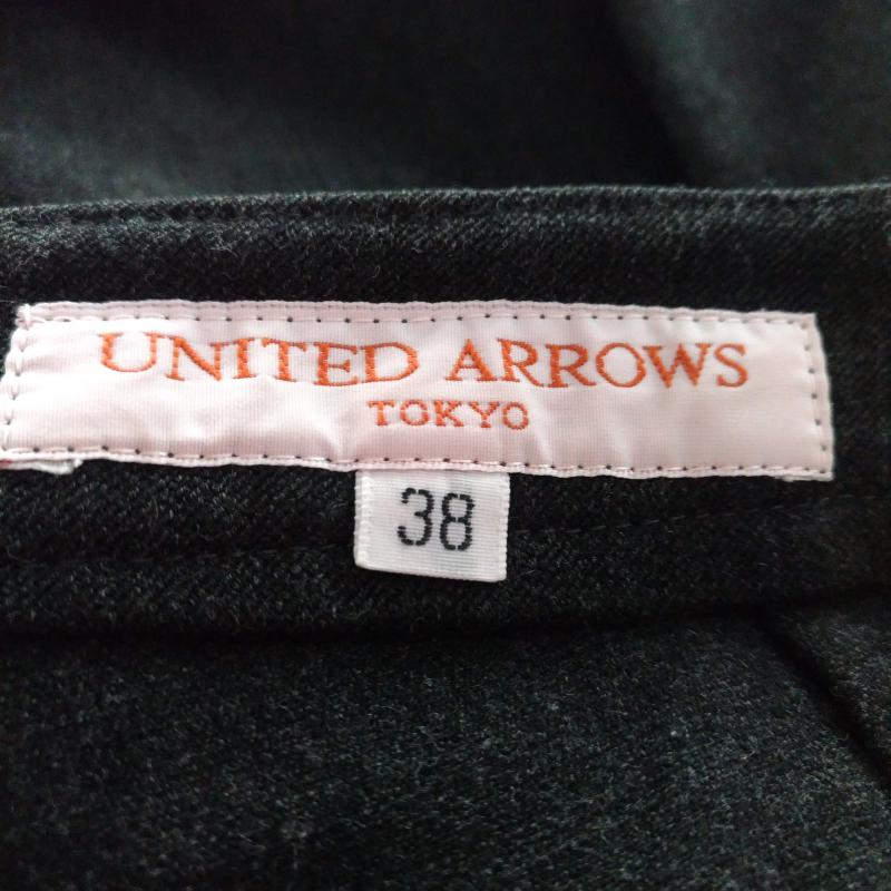 ユナイテッドアローズ UNITED ARROWS ボトムス ボトムス 38 無地 灰 / グレー /  レディース USED 古着 中古 10008548