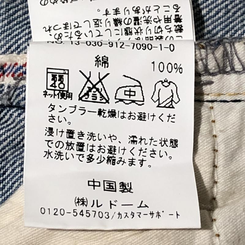 スローブイエナ SLOBE IENA パンツ ショートパンツ 38 無地 インディゴ / インディゴ / X 白 / ホワイト / X 赤 / レッド /  レディース USED 古着 中古 10008733