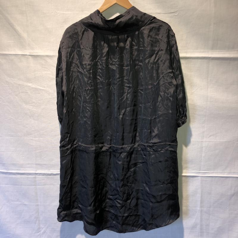 スピック＆スパンノーブル Spick & Span Noble シャツ、ブラウス 七分袖 無地 黒 / ブラック /  レディース USED 古着 中古 10008739