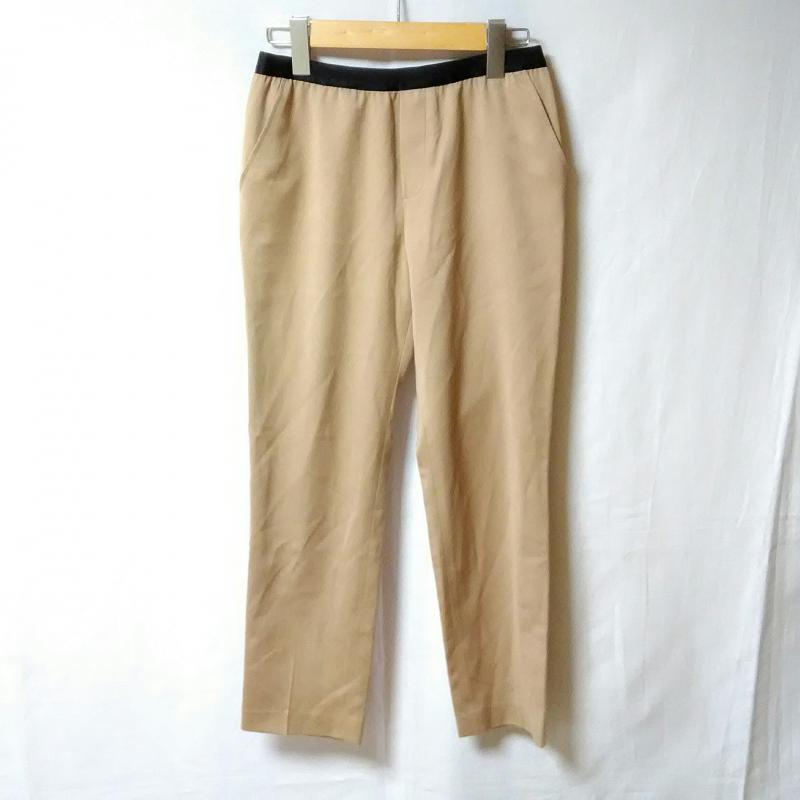 エニィスィス any SiS パンツ スラックス 1 無地 黒 / ブラック / X ベージュ / ベージュ /  レディース USED 古着 中古 10009710