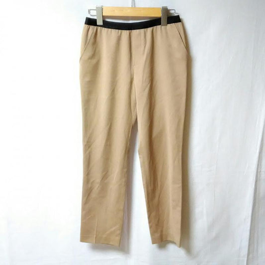 エニィスィス any SiS パンツ スラックス 1 無地 黒 / ブラック / X ベージュ / ベージュ /  レディース USED 古着 中古 10009710